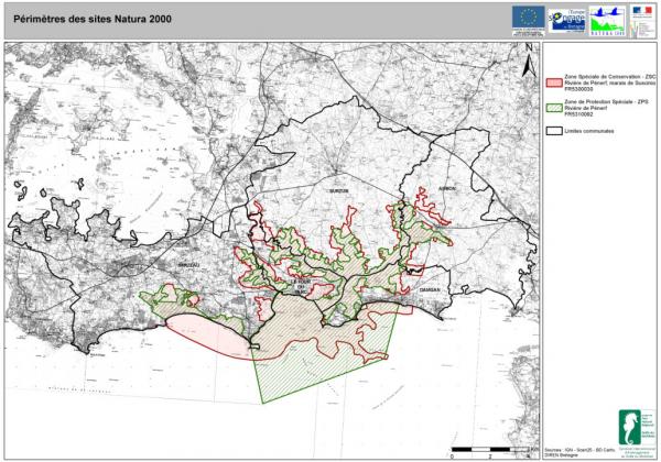 périmètres des sites natura 2000