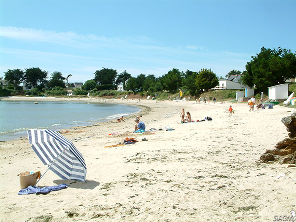 Plage de Kervoyal à Damgan
